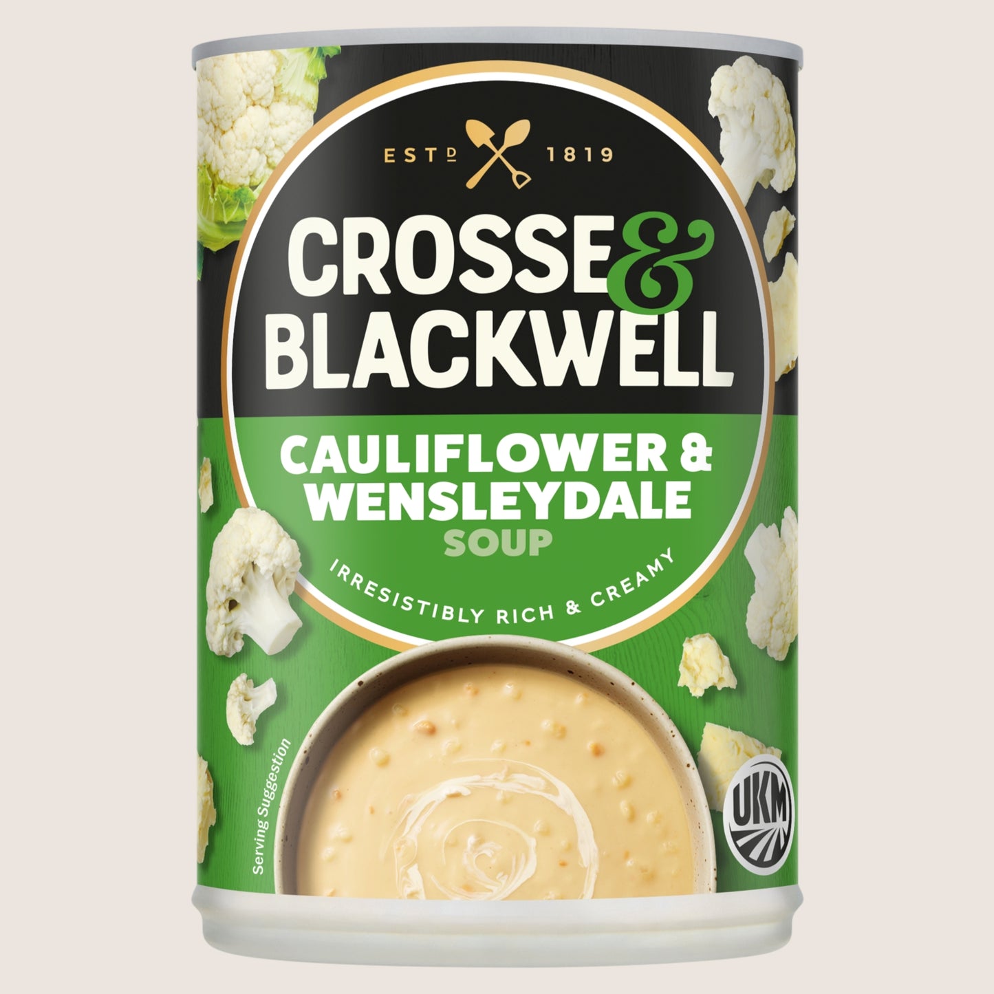 Crosse & Blackwell Cauliflower & Wensleydale Soup No Artificial Additives 400g