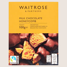 Waitrose Milk Chocolate Smothered Honeycomb Pure Indulgence 100G