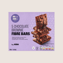 ASDA Chocolate Brownie Fibre Bars  Vitamin Fortified 5 x 24g