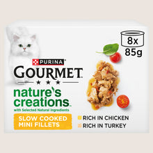 Gourmet Nature's Creations Poultry Wet Cat Food With Taurine 8x85g