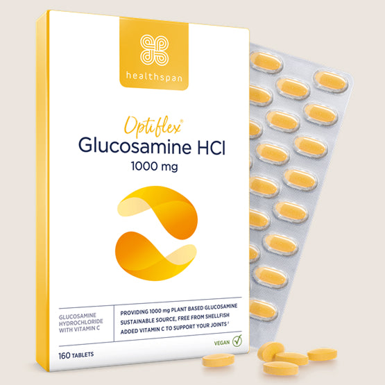 Healthspan Optiflex® Glucosamine HCl 1000mg with Vitamin C Vegan Friendly 320 tablets