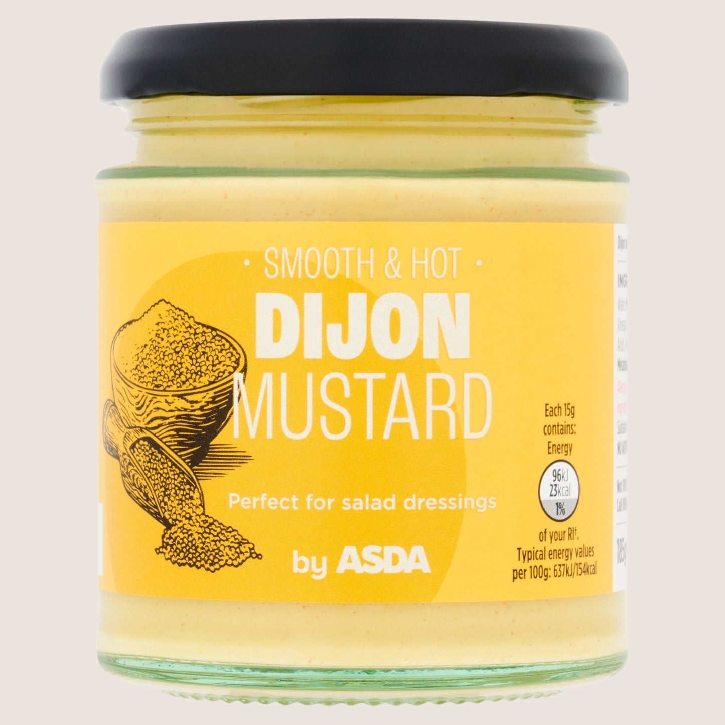 ASDA Dijon Mustard No Artificial Additives 185g