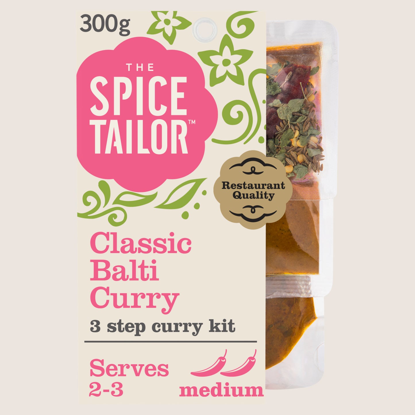The Spice Tailor Balti Indian Curry Sauce Meal Kit No Artificial Additives 300g