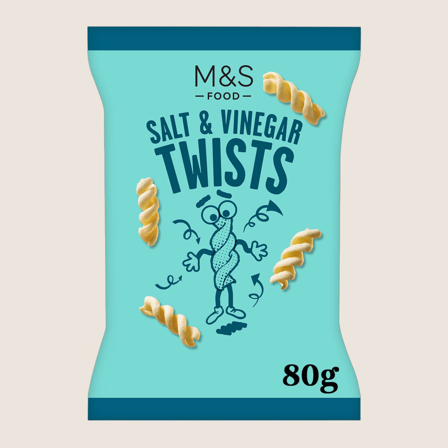 M&S Salt And Vinegar Twists 80 g