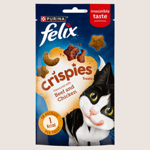 Felix Crispies Chicken and Beef Cat Treats With Omega Oils 45g