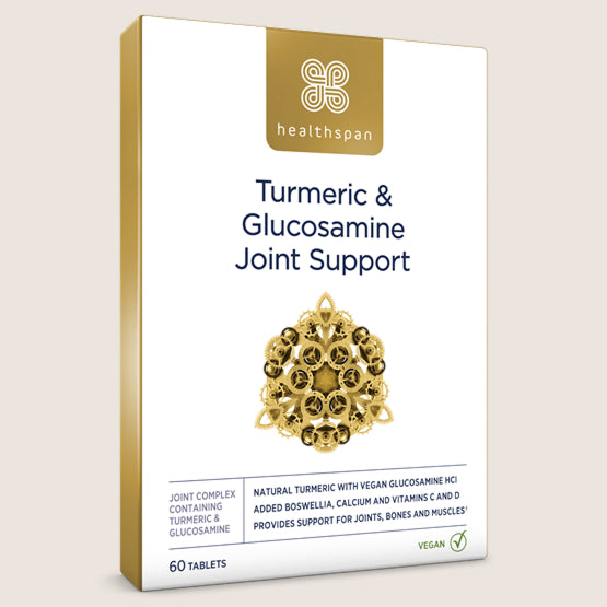 Healthspan Turmeric & Glucosamine Joint Support Vegan Friendly 60 tablets