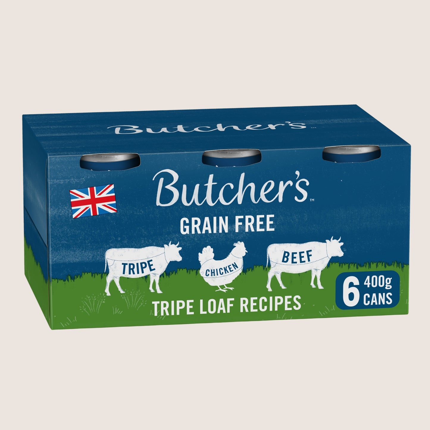 Butcher's Tripe Loaf Recipes Nourishing Food for Dogs Grain Free 6 x 400g