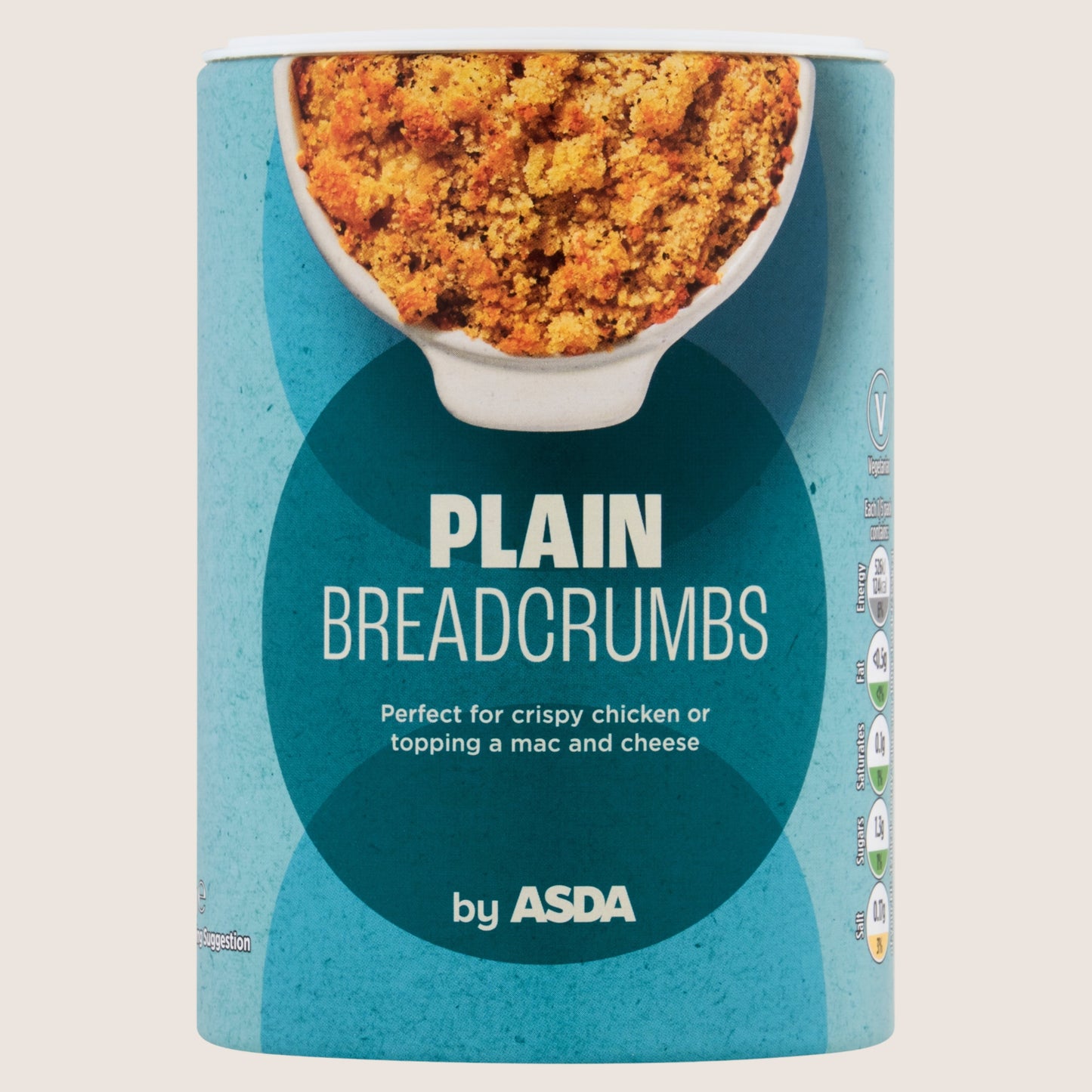 ASDA Plain Breadcrumbs No Artificial Additives 175g