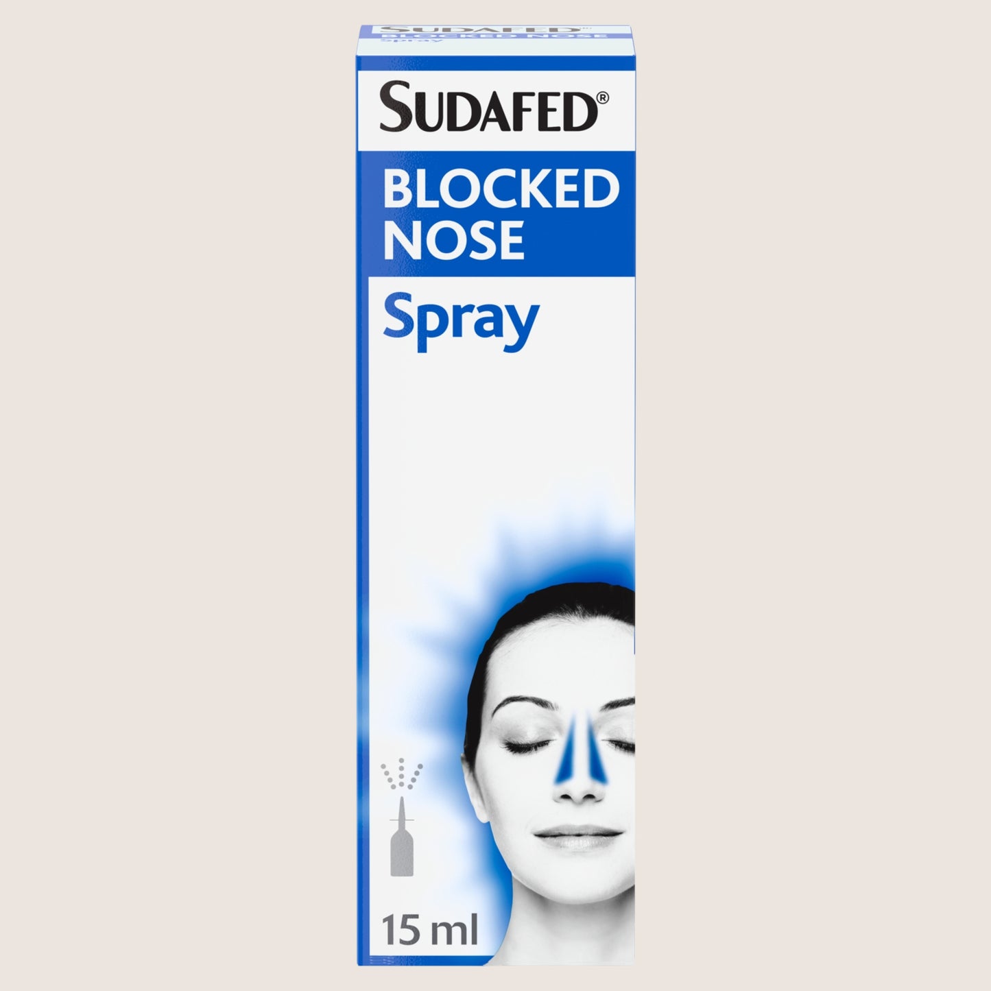 Sudafed Blocked Nose Spray Congestion Relief Lasts Up to 10 Hours