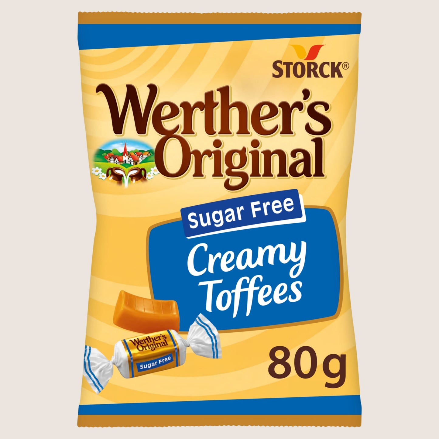 Werthers Sugar Free Creamy Toffees 80g