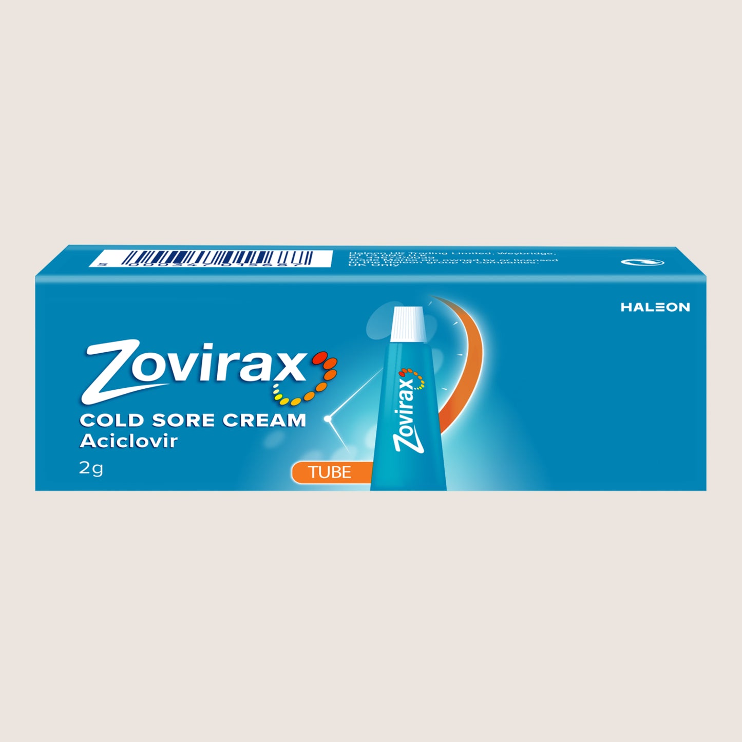 Zovirax Cold Sore Treatment Cream, Tube