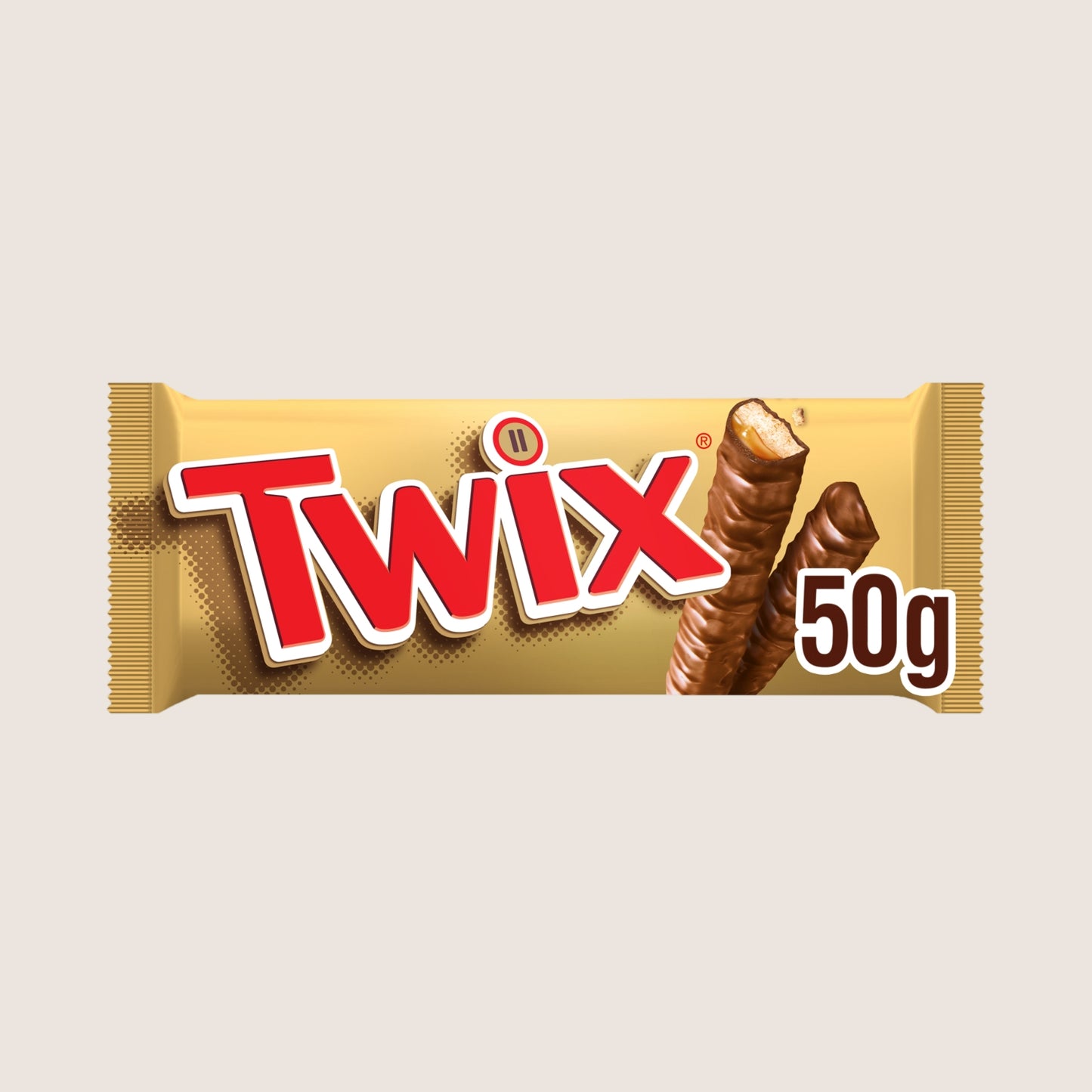 Twix Caramel Biscuit Chocolate Bar 50g