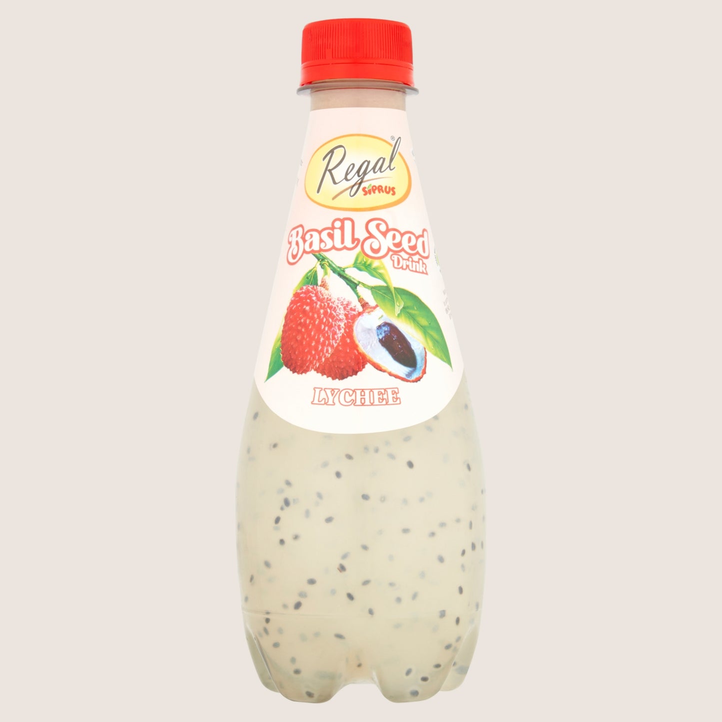 Regal Siprus Lychee Basil Seed Drink Refreshing 320ml
