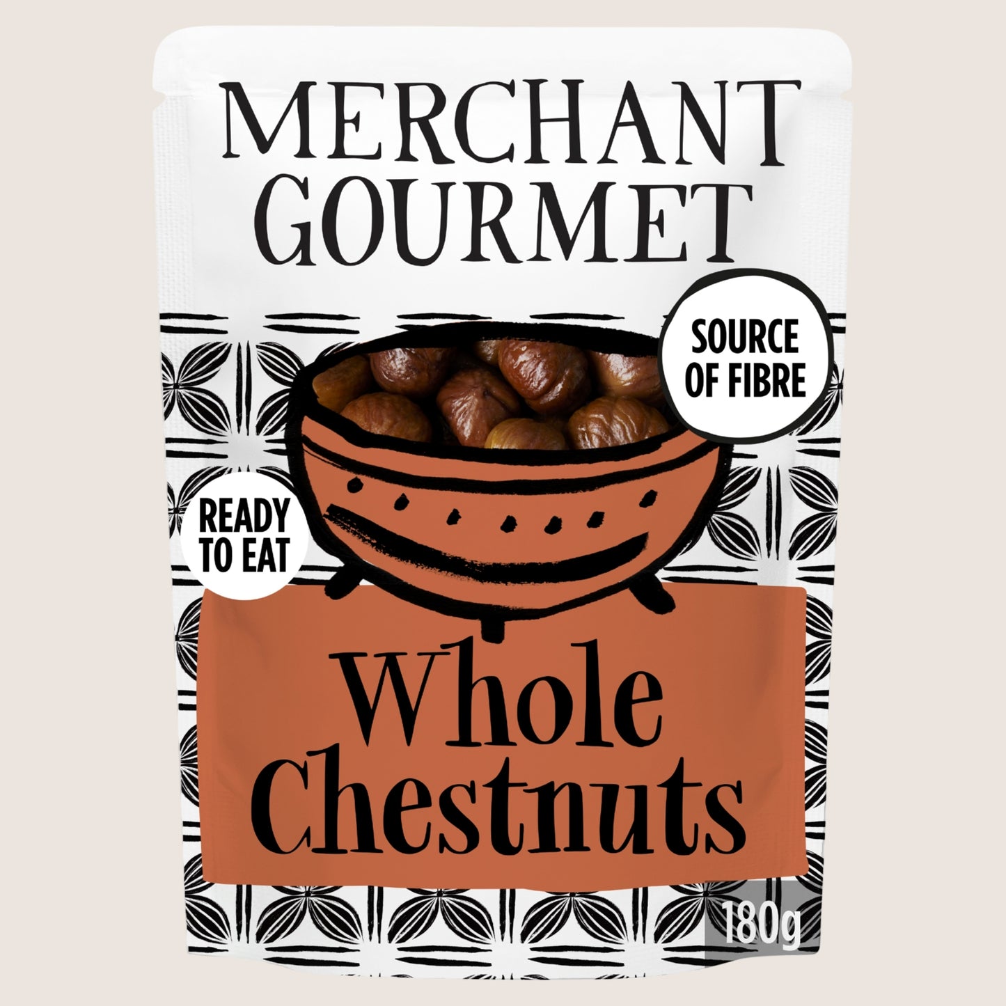 Merchant Gourmet Whole Chestnuts Vegan Friendly 180g