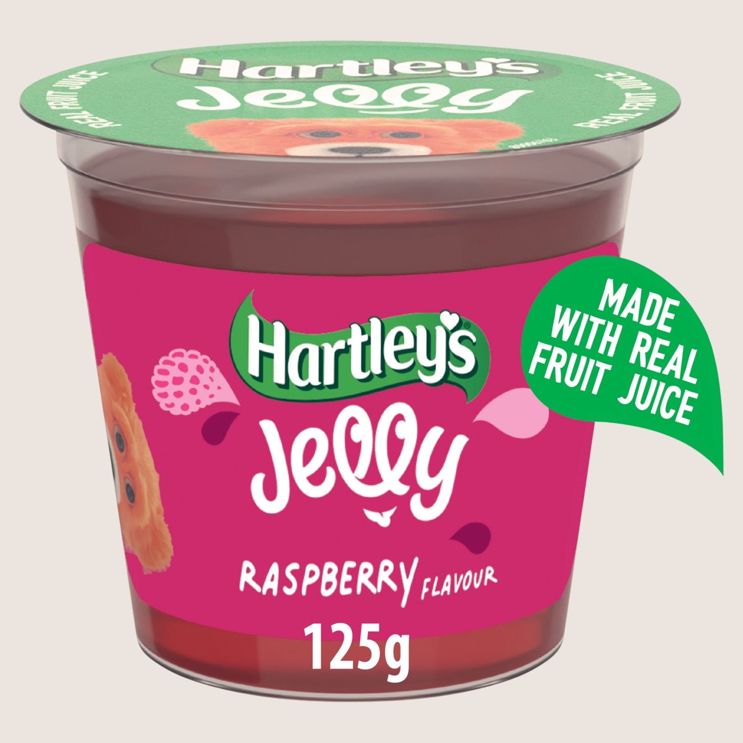 Hartley's Raspberry Jelly No Artificial Additives 125g