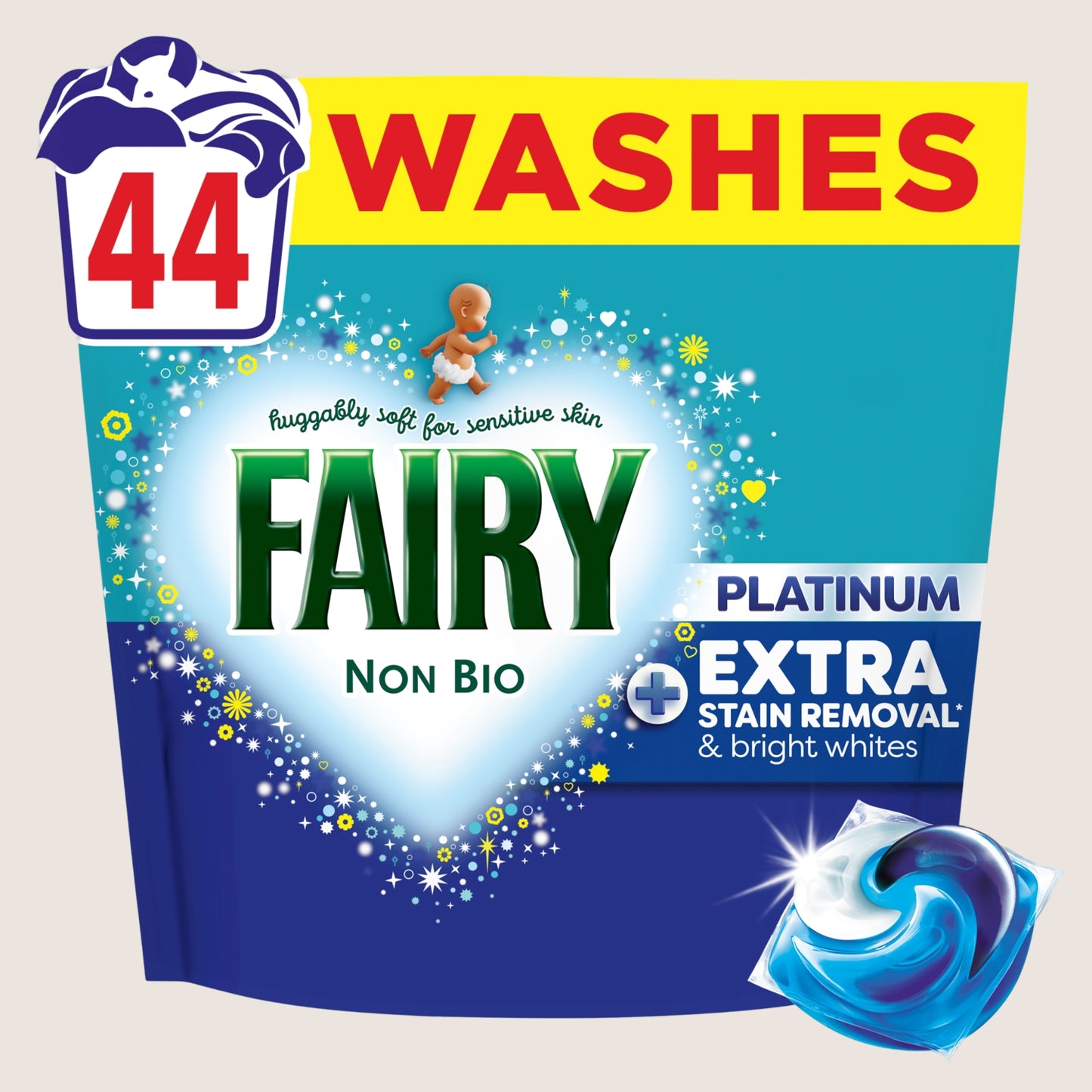 Fairy Non-Bio PODS 44 Washes