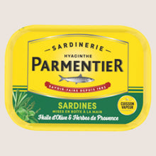 Parmentier Sardines in Olive Oil & Provencal Herbs In Olive Oil 135g