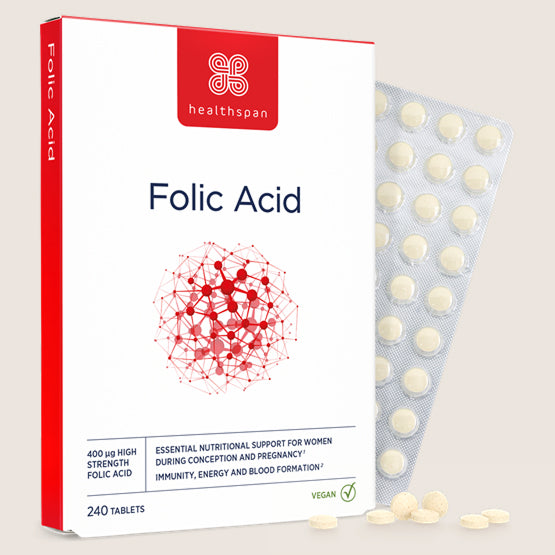 Healthspan Folic Acid Vegan Friendly 240 tablets