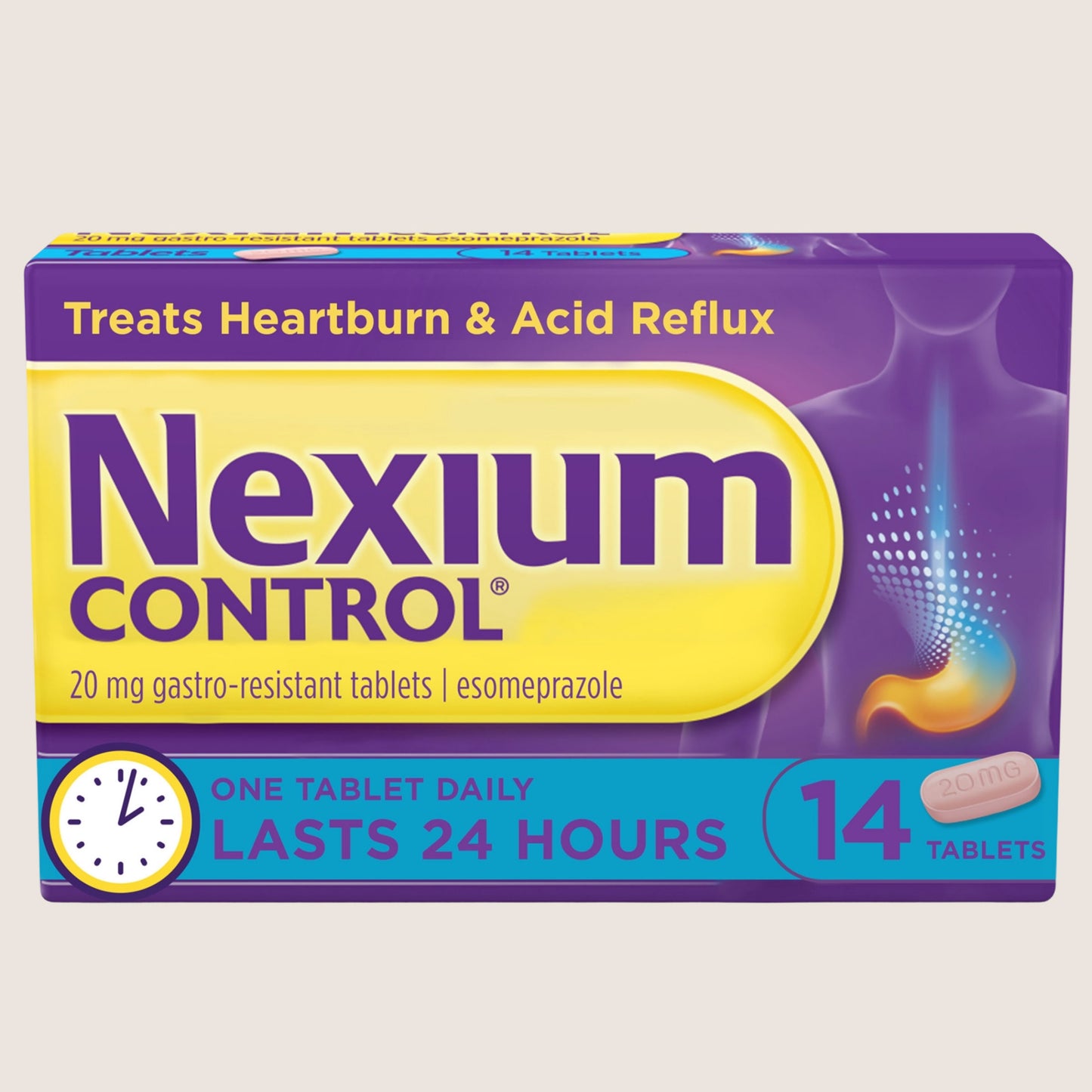 Nexium Control Control Heartburn & Indigestion Tablets, 14