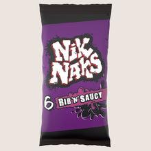Nik Naks Rib 'N' Saucy Crisps No Artificial Additives 6 Pack