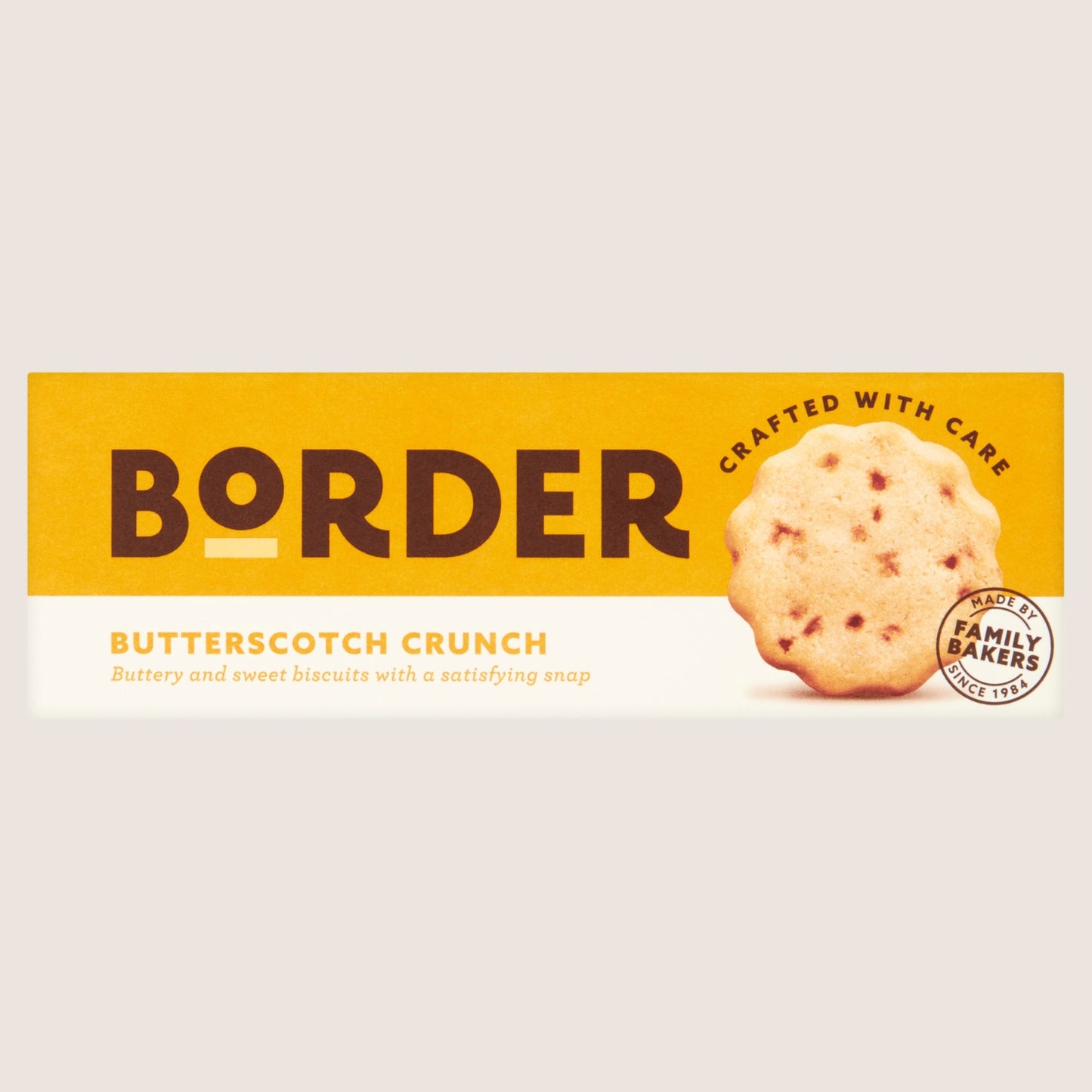 Border Butterscotch Crunch Free From Artificial Additives 135g