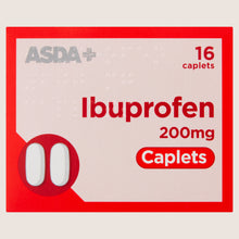 ASDA + Ibuprofen 200mg Caplets 16 Caplets
