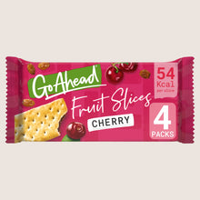 Go Ahead Cherry Crispy Fruit Slices Snack Bars Vitamin Fortified Multipack 4 x 43., 174.6g