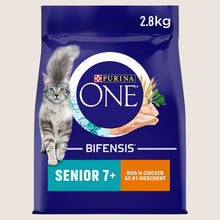 Purina ONE Senior 7+ Chicken Dry Cat Food Senior Formula 2.8kg