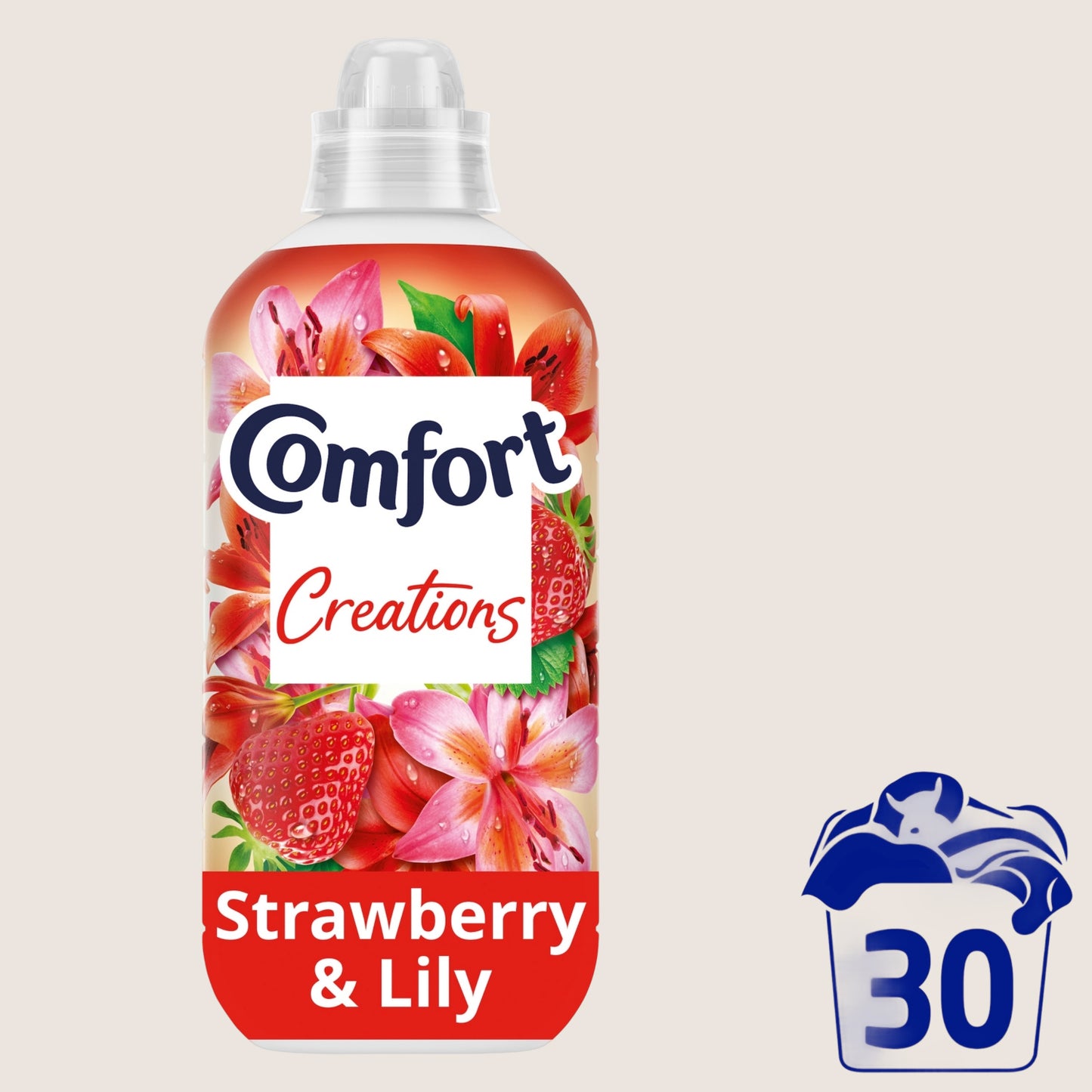 Comfort Perfume Creations Fabric Conditioner Strawberry & Lily 900 ml
