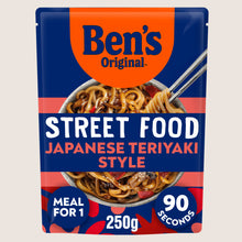 Ben's Original Bens Original Street Food Japanese Teriyaki Sauce Microwave Instant Noodles Meal No Artificial Additives 250g