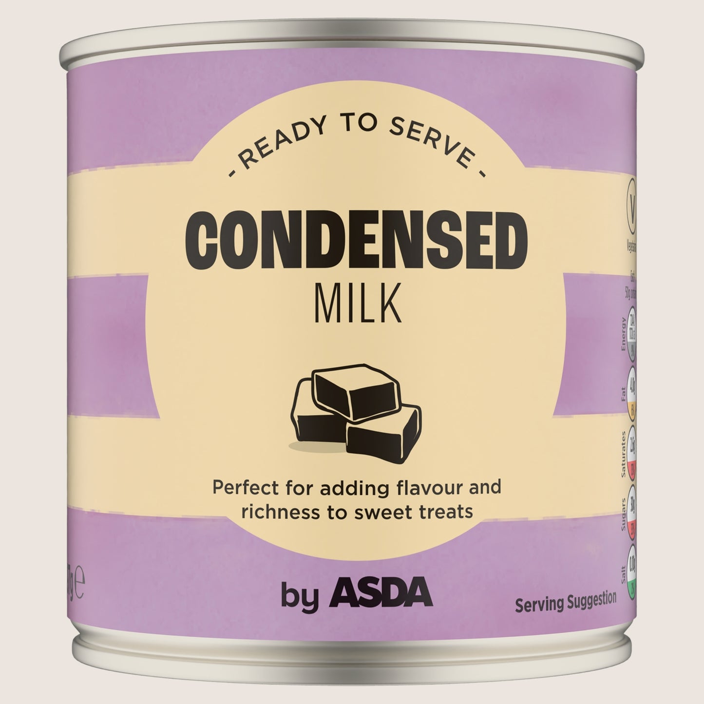 ASDA Condensed Milk No Artificial Additives 397g