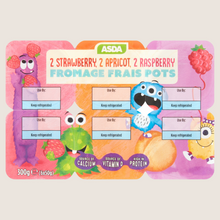 ASDA Kids Mix Flavours Fromage Frais Pots No Artificial Additives 6 x 50g