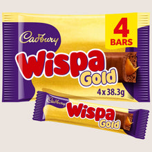 Cadbury Wispa Gold Chocolate Bar 4 Pack 4 x 38.3g