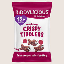 Kiddylicious Raspberry Crispy Tiddlers Gluten Free 12g