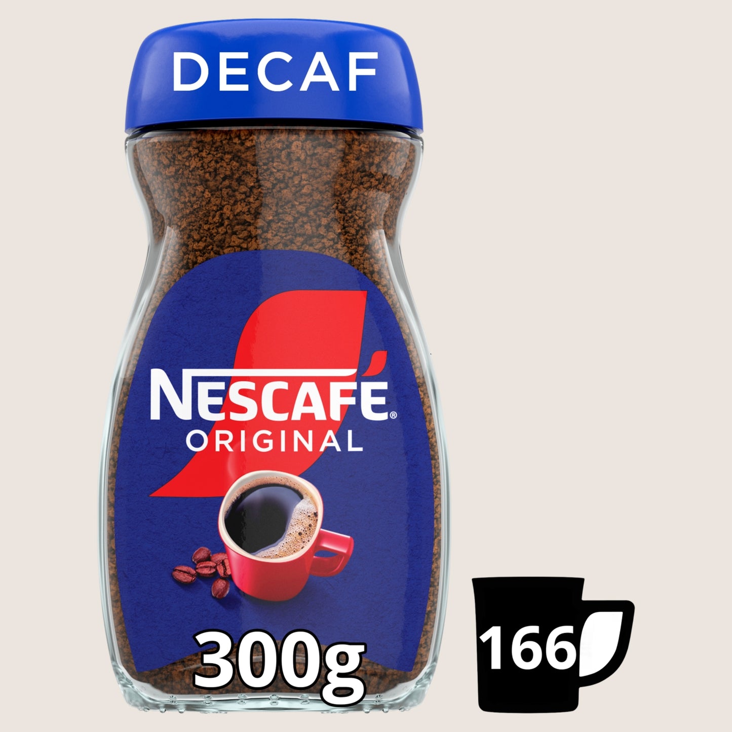 Nescafé Nescafe Original Decaf Instant Coffee Decaffeinated 300g