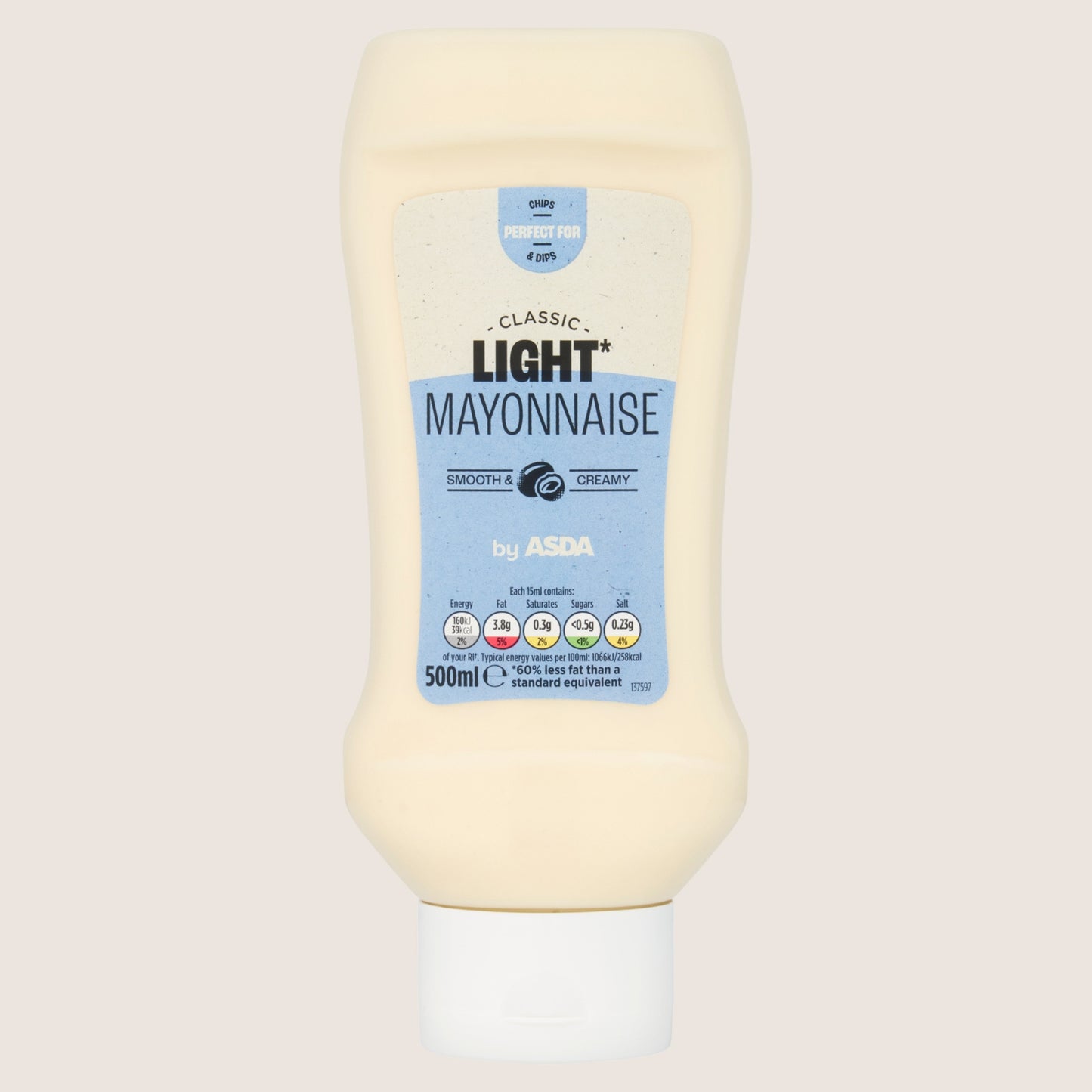 ASDA Classic Light Mayonnaise Reduced Fat 500ml