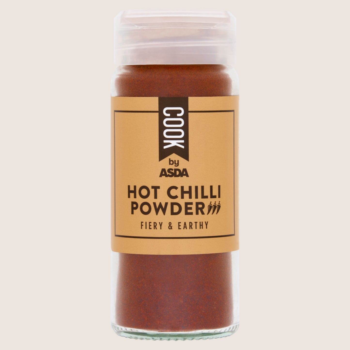 Cook by ASDA Cook Hot Chilli Powder No Artificial Additives 44g