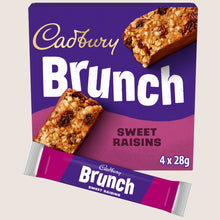 Cadbury Brunch Oats Raisin Chocolate Cereal Bars Chocolate 4 x 28g