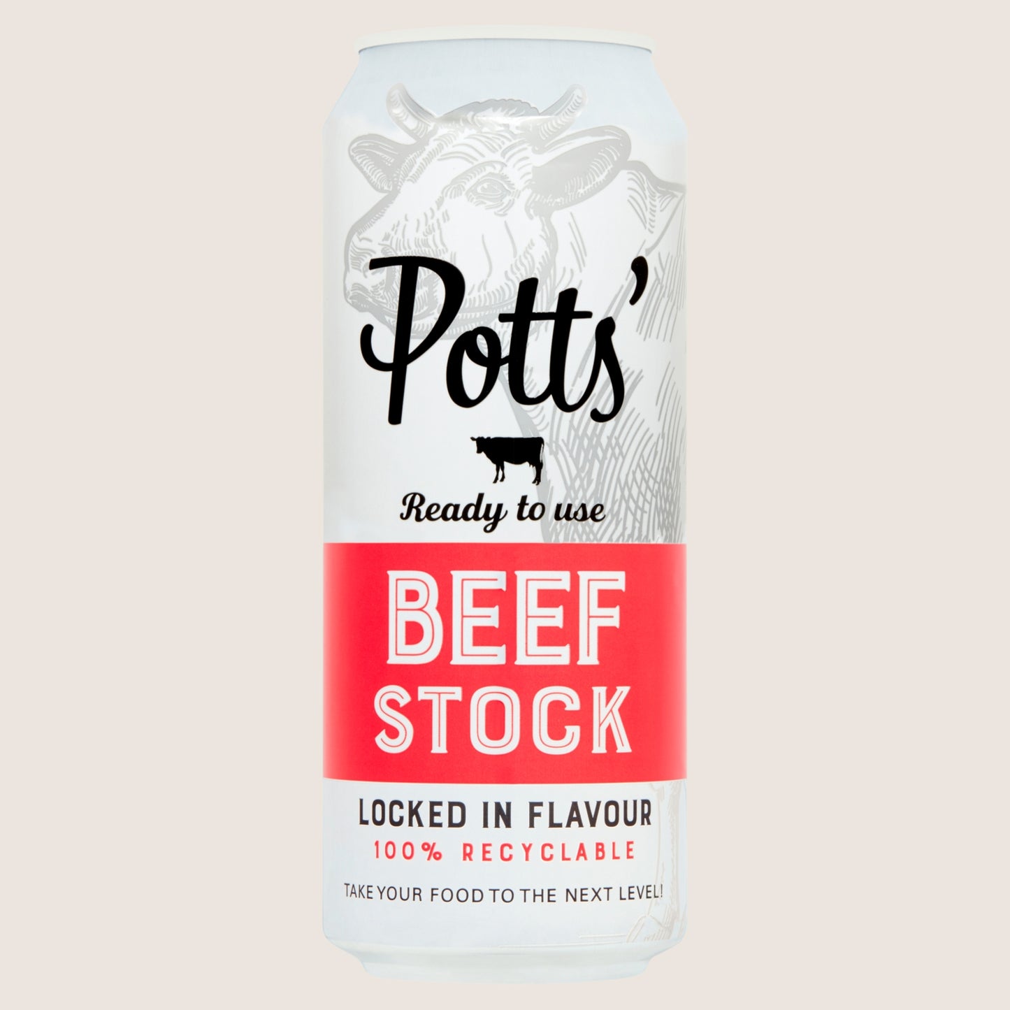 Potts Beef Stock No Artificial Additives 500ml