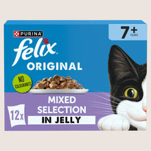 Felix FELIX Original Senior Mixed Selection in Jelly Wet Cat Food Complete Nutrition 12x85g
