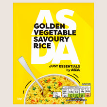 JUST ESSENTIALS by ASDA Just Essentials by Golden Vegetable Savoury Rice Vegan Friendly 120g