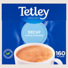 Tetley 160 Decaf Tea Bags Decaffeinated 500g
