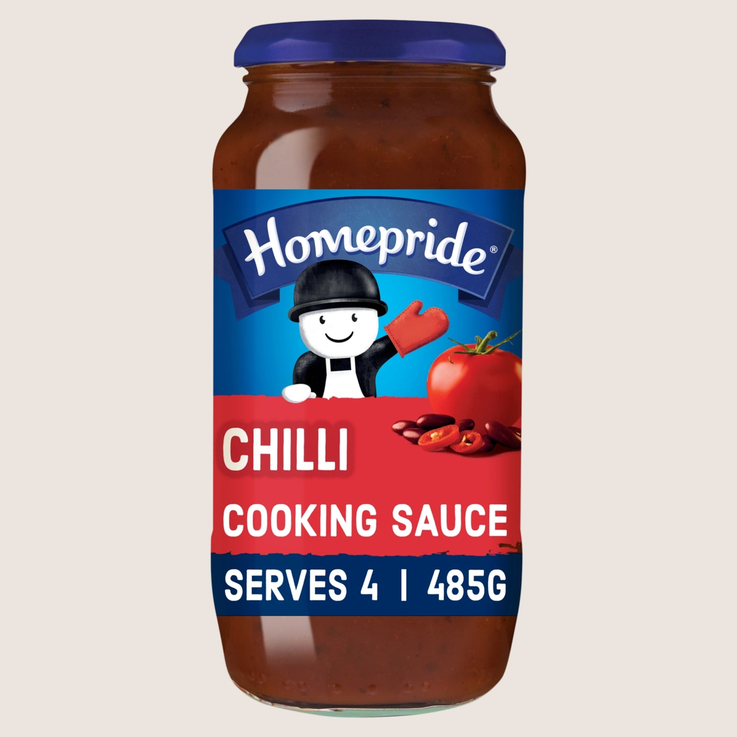 Homepride Chilli Cooking Sauce No Artificial Additives 485g