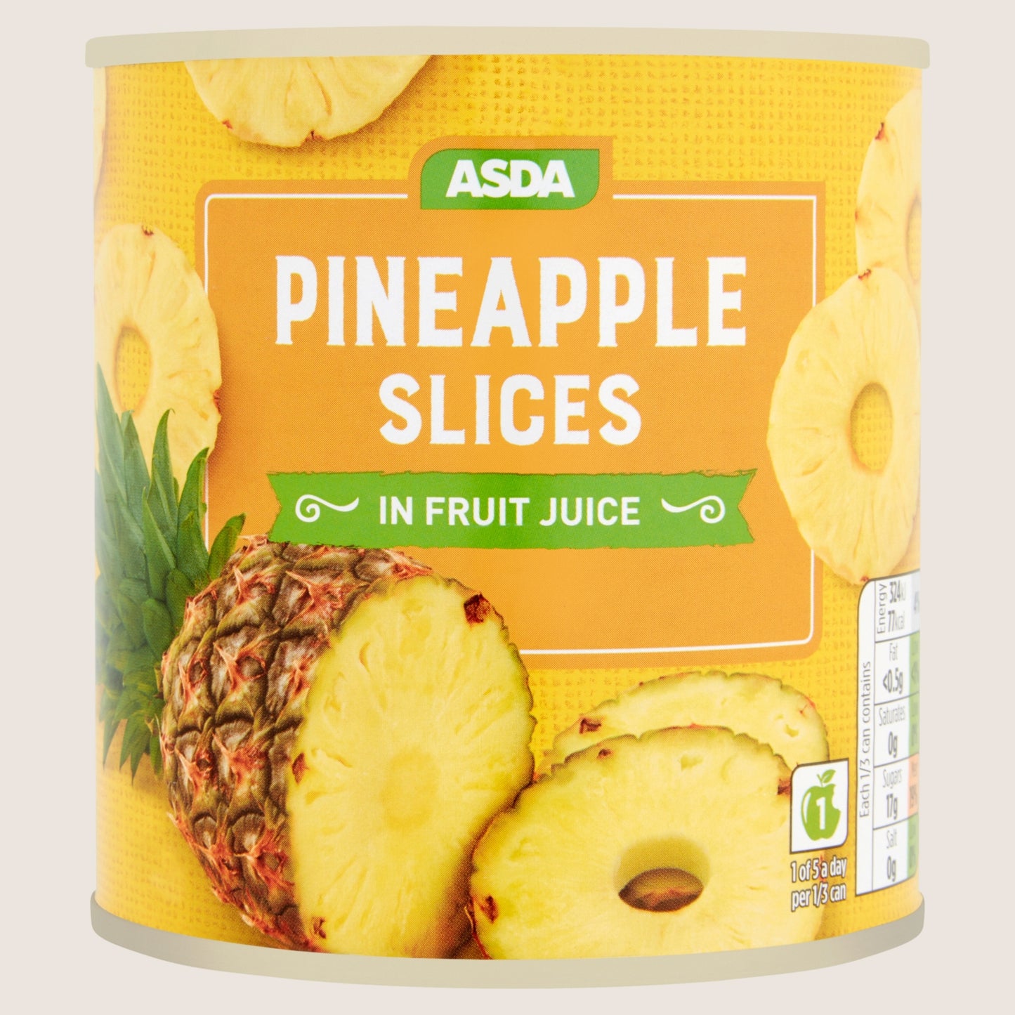 ASDA Pineapple Slices in Fruit Juice 432g