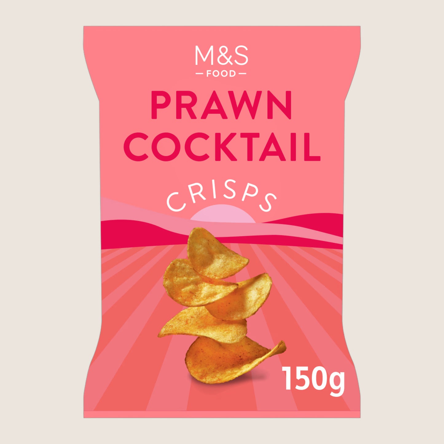 M&S Prawn Cocktail Crisps 150 g