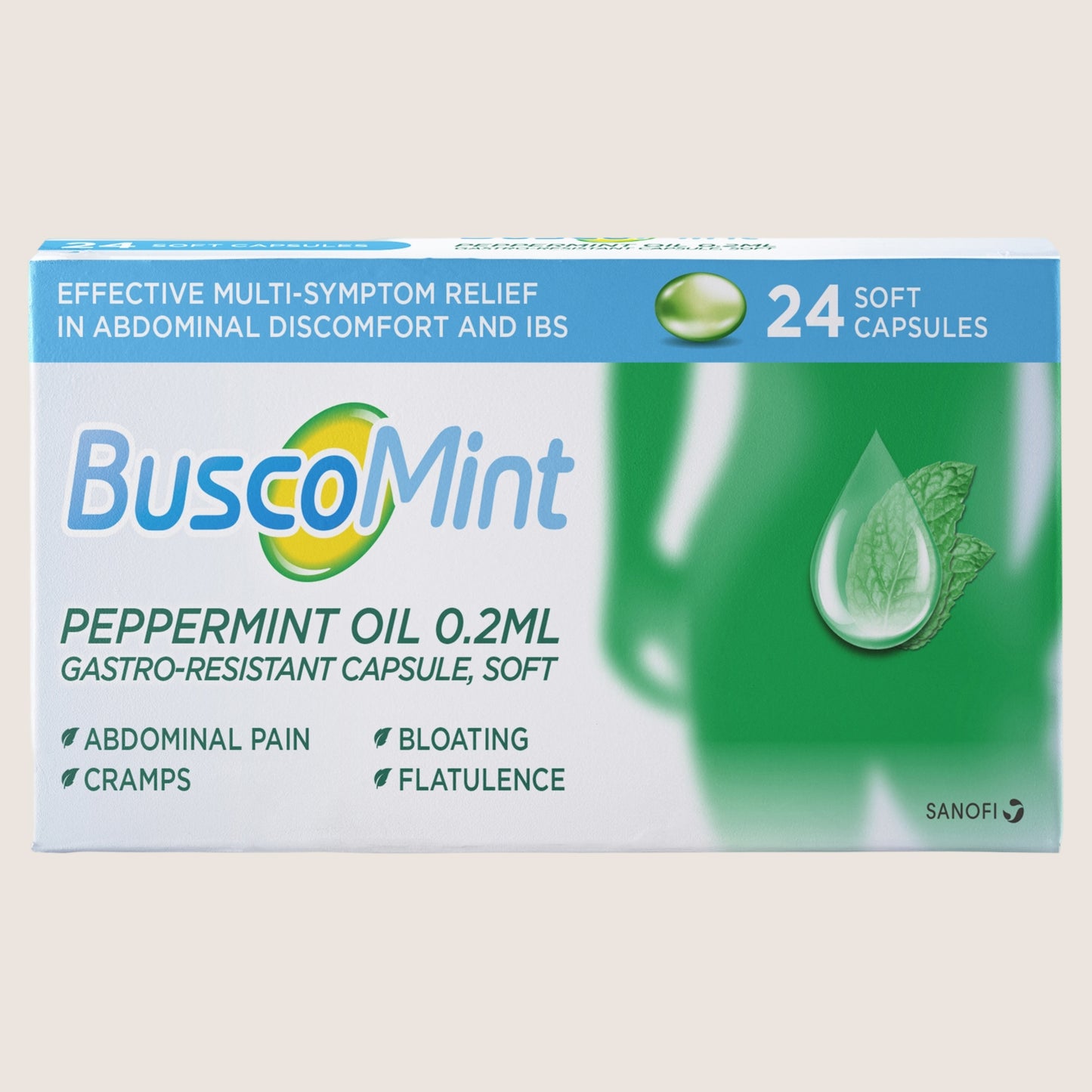 BuscoMint Buscomint Abdominal Pain & IBS 24 capsules