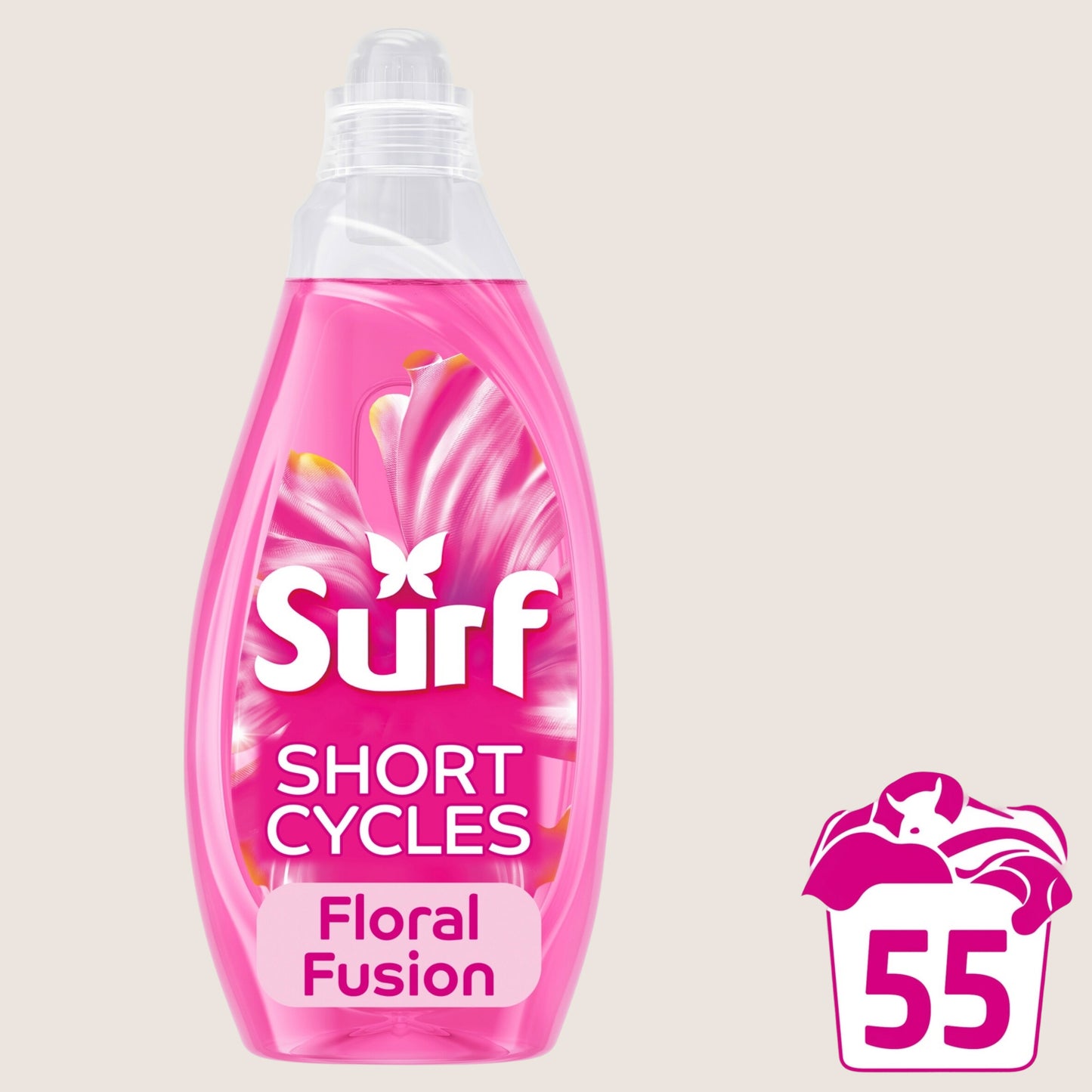 Surf Magnifi-Scent Wash Floral Fusion Laundry Liquid () 55 Washes 1.485 L