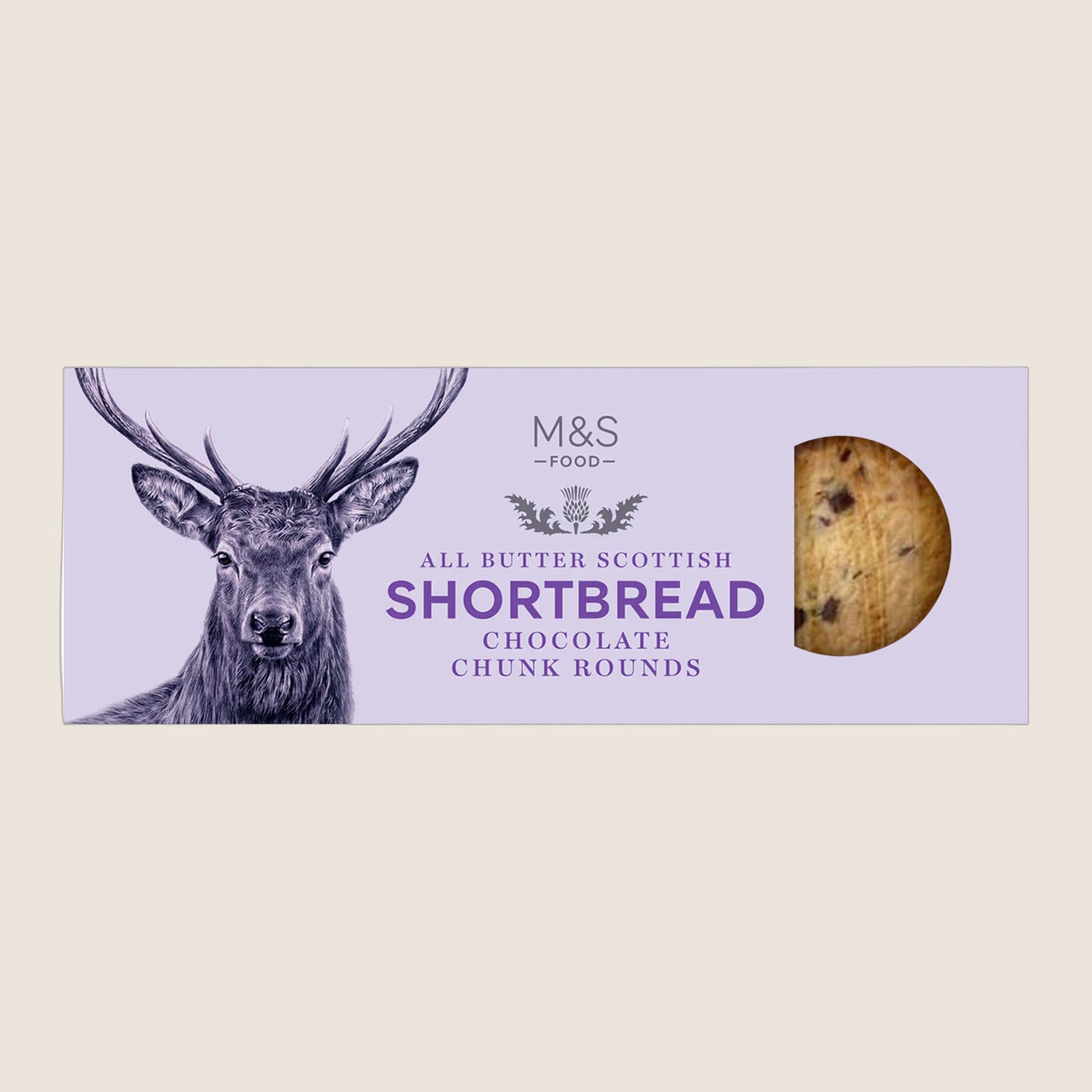 M&S All Butter Scottish Shortbread Chocolate Chunk Rounds All Butter Recipe 175 g