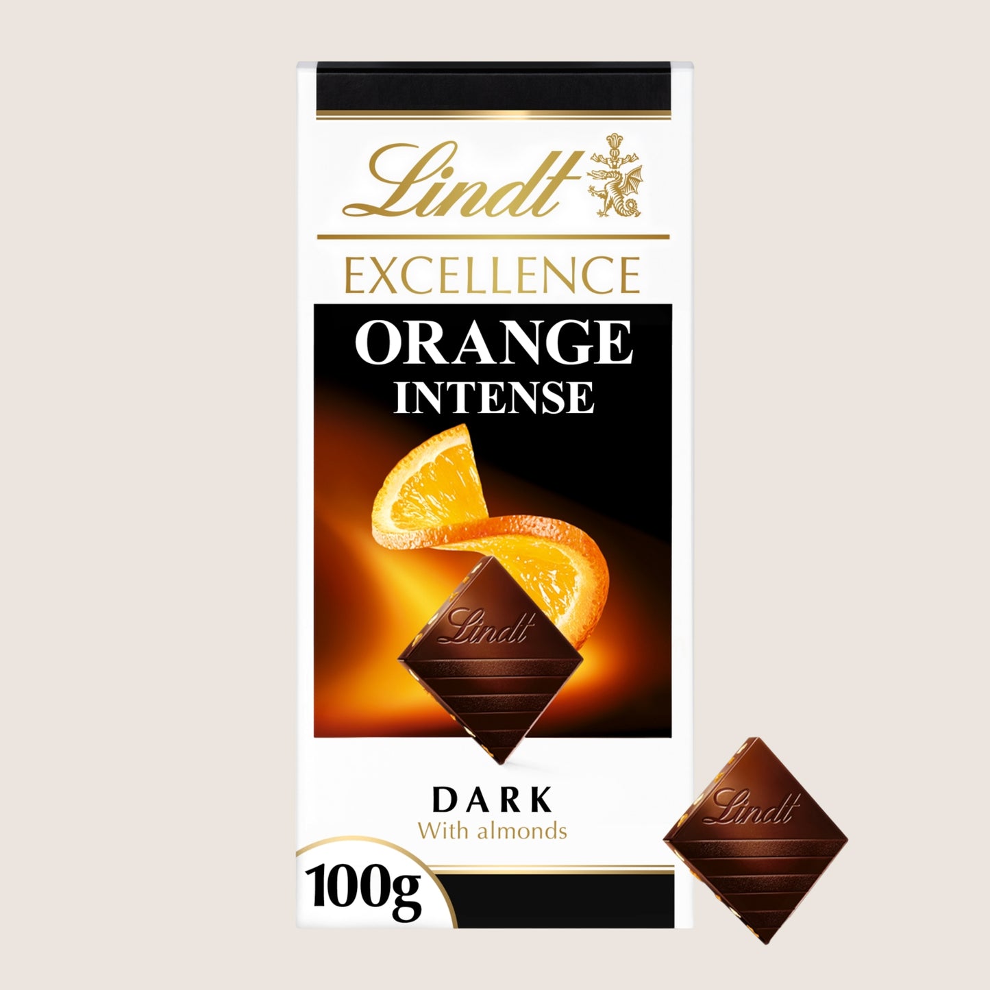 Lindt Excellence Dark Orange Chocolate Bar 100g