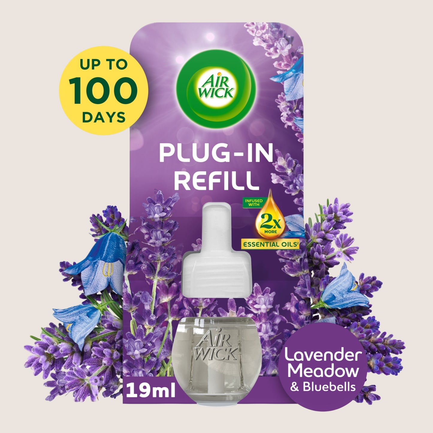 Air Wick Plug in refill Lavender Meadow & Bluebells Air freshener 19ml